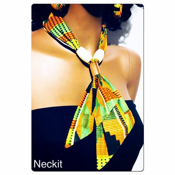 Handmade African Kente Print Scarf